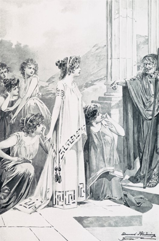 Ilustrace pro Goethes Faust od Edmund Bruning