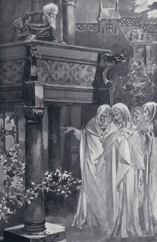 Ilustrace pro Goethes Faust od Edmund Bruning