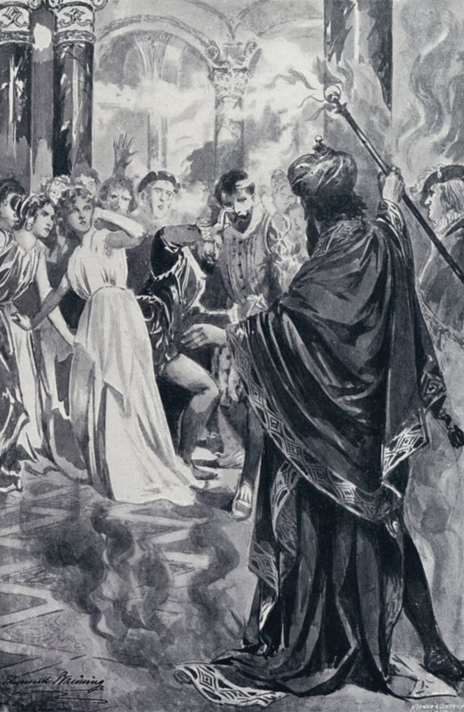 Ilustrace pro Goethes Faust od Edmund Bruning