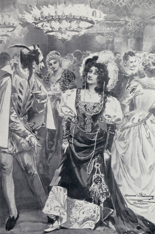 Ilustrace pro Goethes Faust od Edmund Bruning