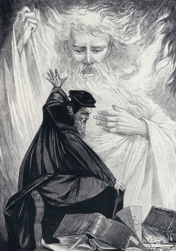 Ilustrace pro Goethes Faust od Edmund Bruning