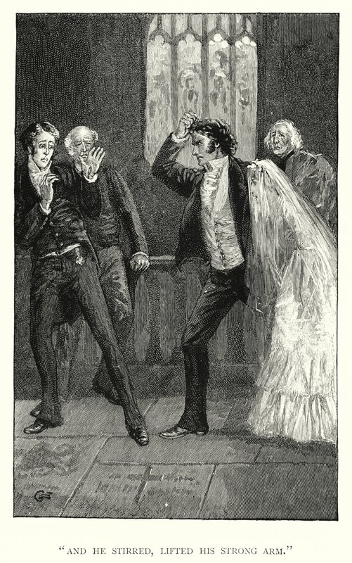 Ilustrace pro Jane Eyre od Charlotte Bronte (rytina) od Edmund Henry Garrett