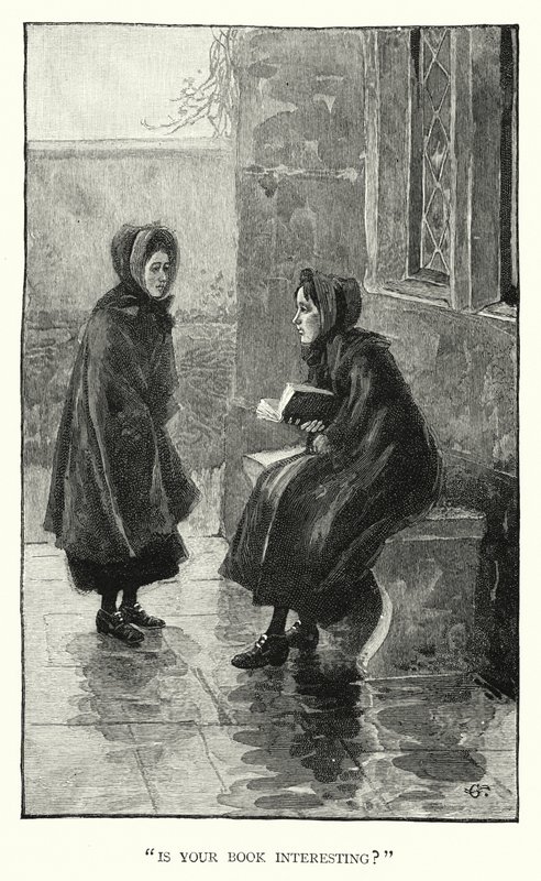 Ilustrace pro Jane Eyre od Charlotte Bronte (rytina) od Edmund Henry Garrett