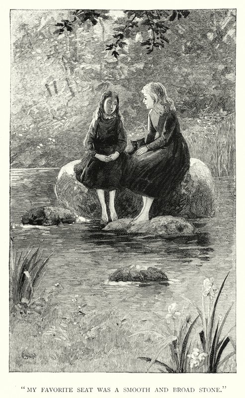 Ilustrace pro Jane Eyre od Charlotte Bronte (rytina) od Edmund Henry Garrett