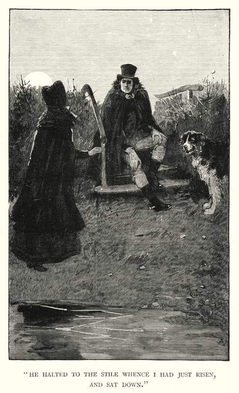 Ilustrace pro Jane Eyre od Charlotte Bronte (rytina) od Edmund Henry Garrett
