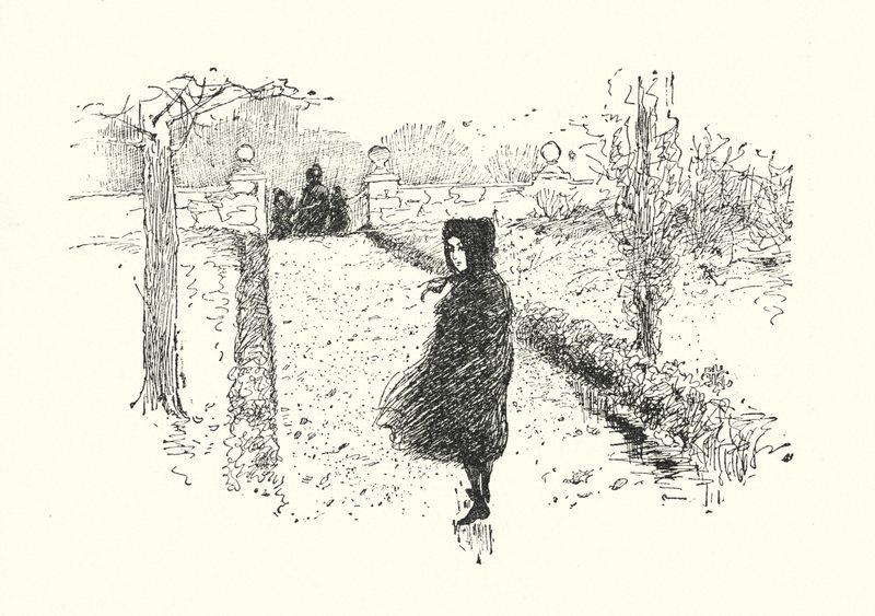 Ilustrace pro Jane Eyre od Charlotte Bronte (litho) od Edmund Henry Garrett