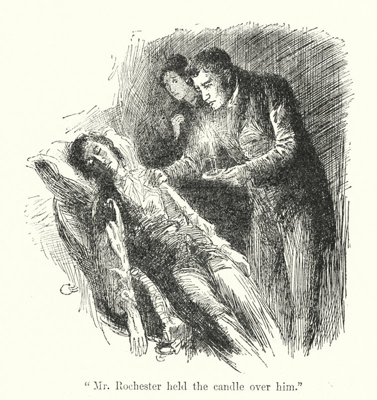 Ilustrace pro Jane Eyre od Charlotte Bronte (litho) od Edmund Henry Garrett