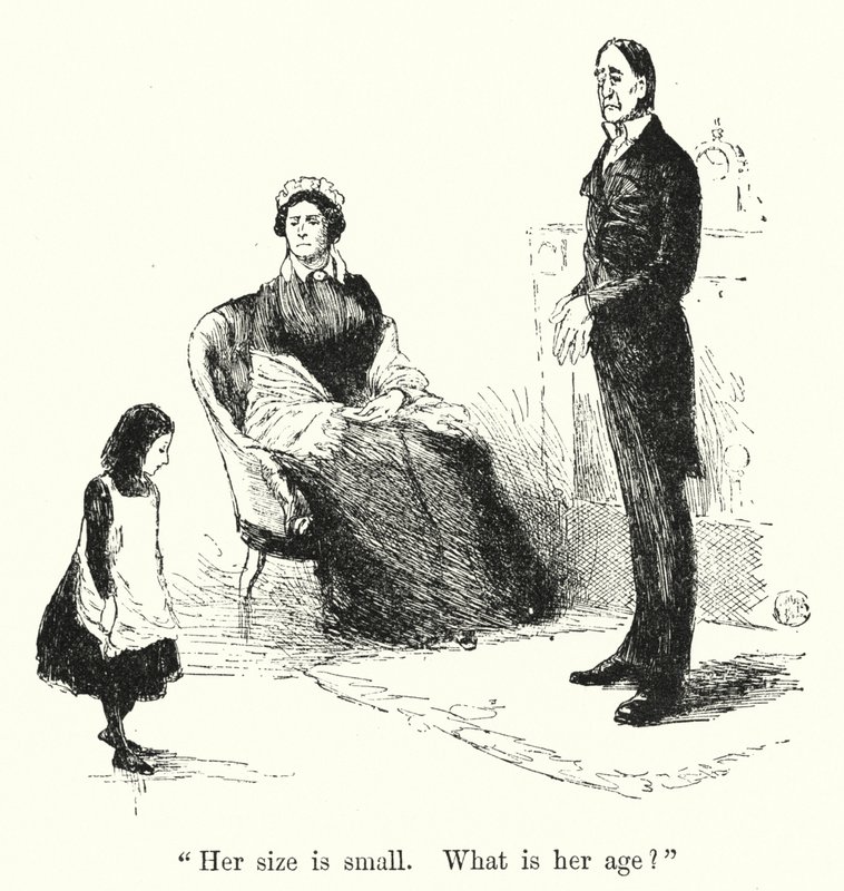 Ilustrace pro Jane Eyre od Charlotte Bronte (litho) od Edmund Henry Garrett