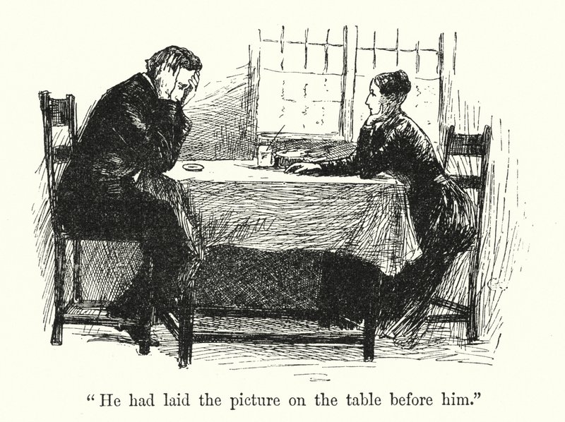 Ilustrace pro Jane Eyre od Charlotte Bronte (litho) od Edmund Henry Garrett