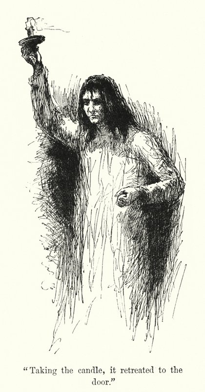 Ilustrace pro Jane Eyre od Charlotte Bronte (litho) od Edmund Henry Garrett