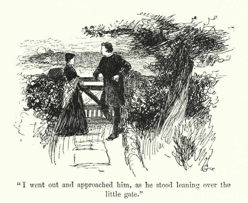 Ilustrace pro Jane Eyre od Charlotte Bronte (litho) od Edmund Henry Garrett