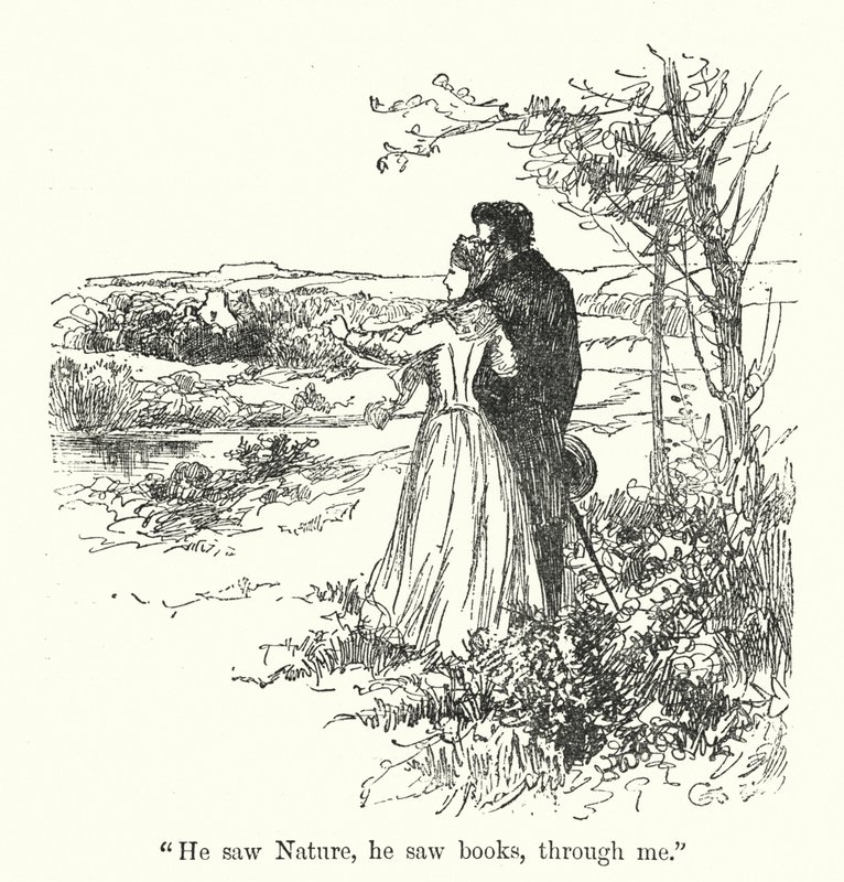 Ilustrace pro Jane Eyre od Charlotte Bronte (litho) od Edmund Henry Garrett