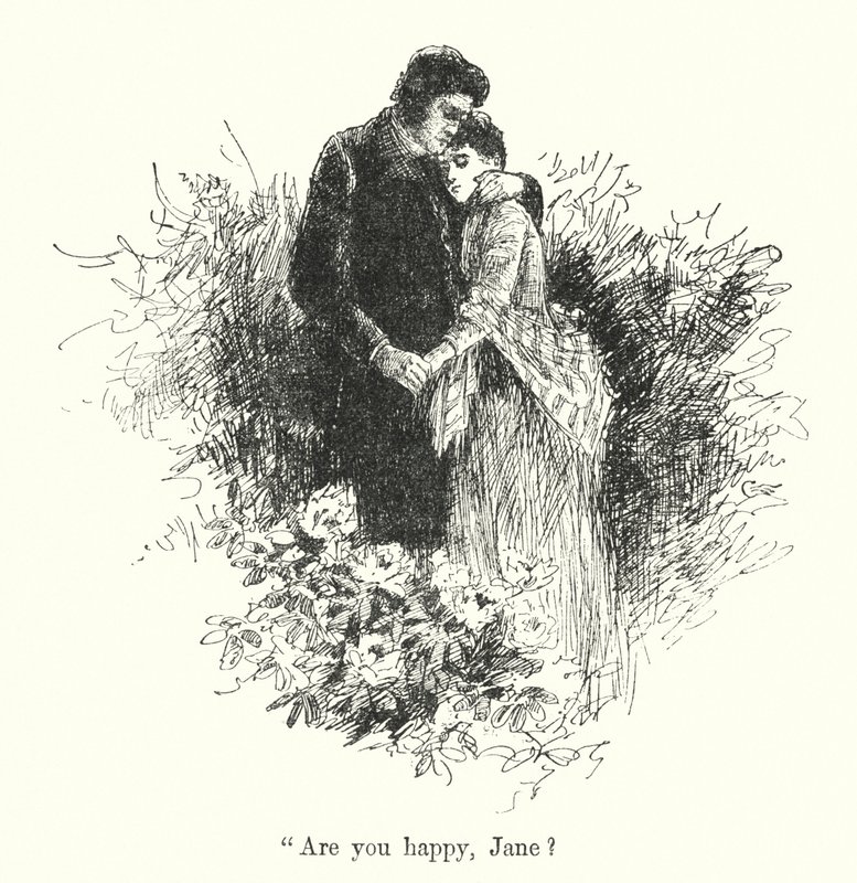Ilustrace pro Jane Eyre od Charlotte Bronte (litho) od Edmund Henry Garrett