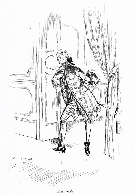 Ilustrace k Sheridanově Škole skandálu (rytina) od Edmund Joseph (after) Sullivan