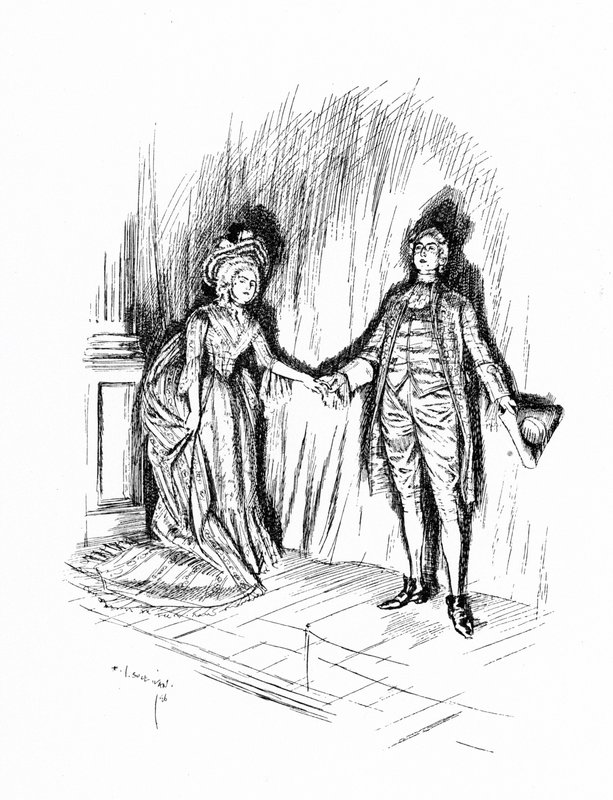 Ilustrace k Sheridanově Škole skandálu (rytina) od Edmund Joseph (after) Sullivan