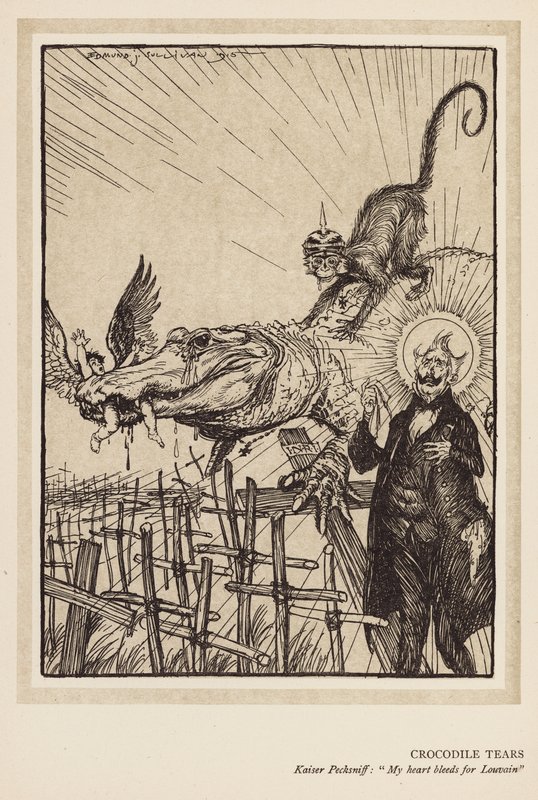 Kaiserův věnec: Krokodýlí slzy (litografie) od Edmund Joseph (after) Sullivan