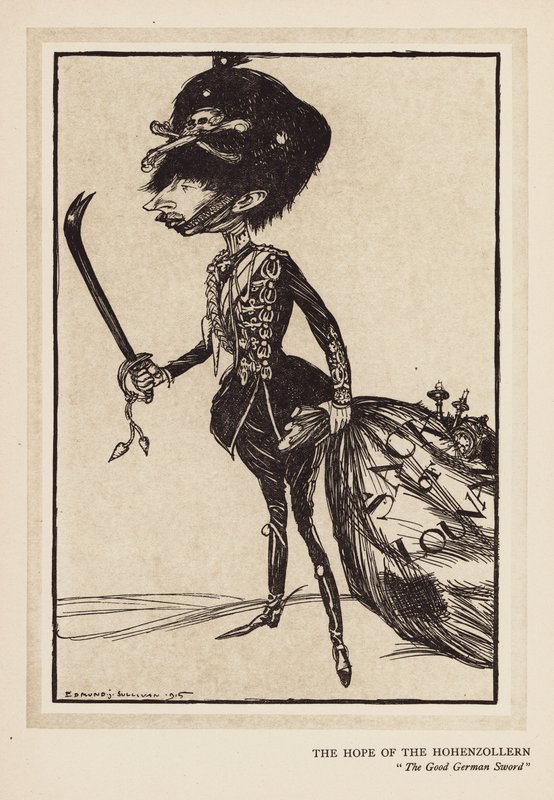 Kaiserův věnec: Naděje Hohenzollernů (litografie) od Edmund Joseph (after) Sullivan
