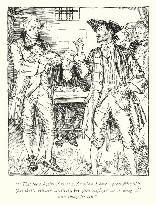 Ilustrace k Vicar of Wakefield od Olivera Goldsmitha (litho) od Edmund Joseph Sullivan