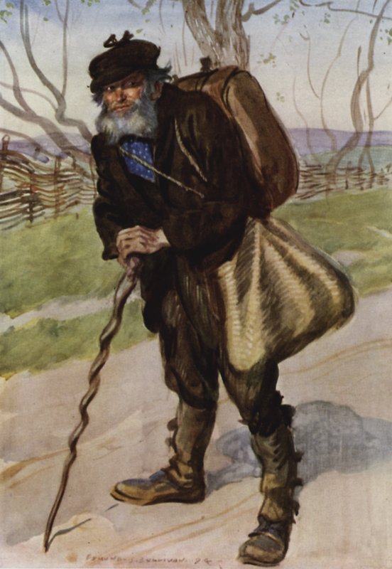 Jednou jsem ho viděl stát uprostřed prašné cesty od Edmund Joseph Sullivan