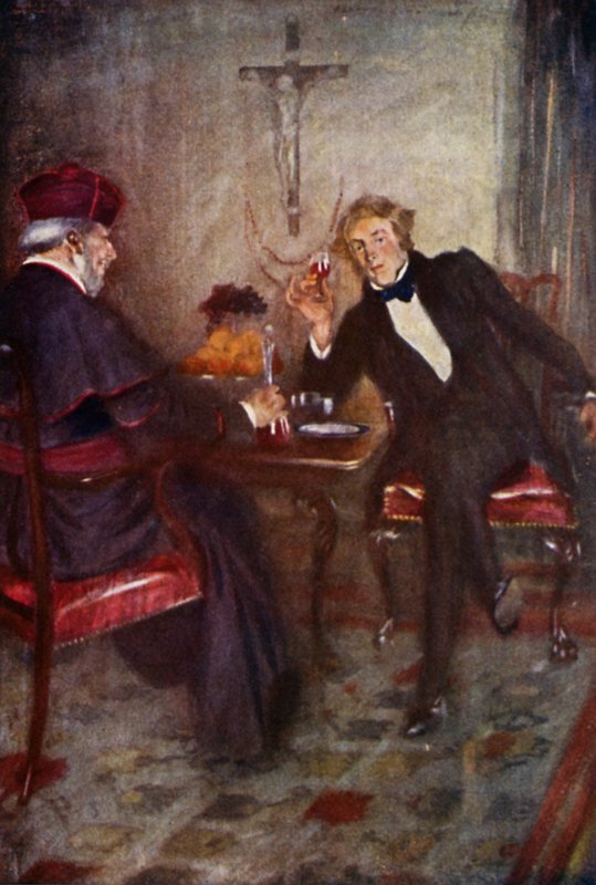 Robert Browning: Omluva biskupa Blougrama od Edmund Joseph Sullivan