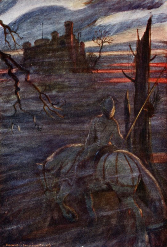 Robert Browning: "Childe Roland přišla do temné věže" od Edmund Joseph Sullivan