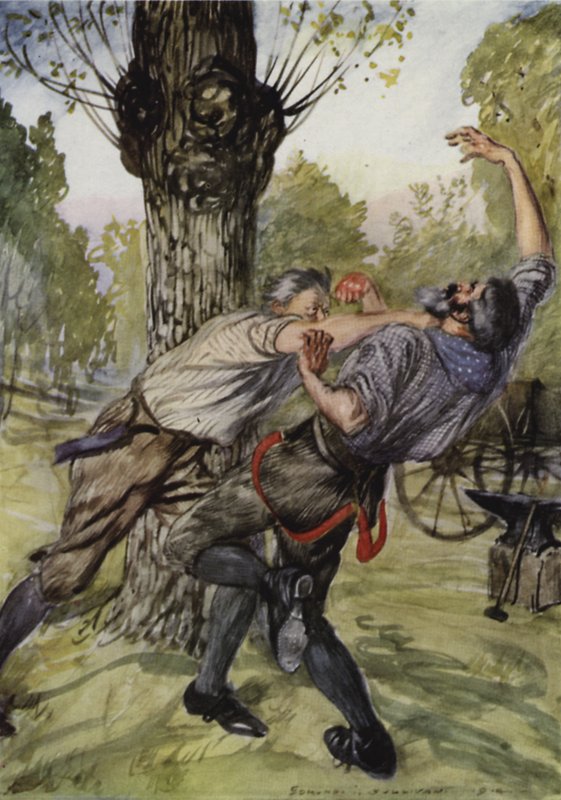 Rána, kterou jsem zasáhl Tinker od Edmund Joseph Sullivan