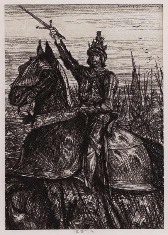 Život krále Jindřicha V. (litho) od Edmund Joseph Sullivan