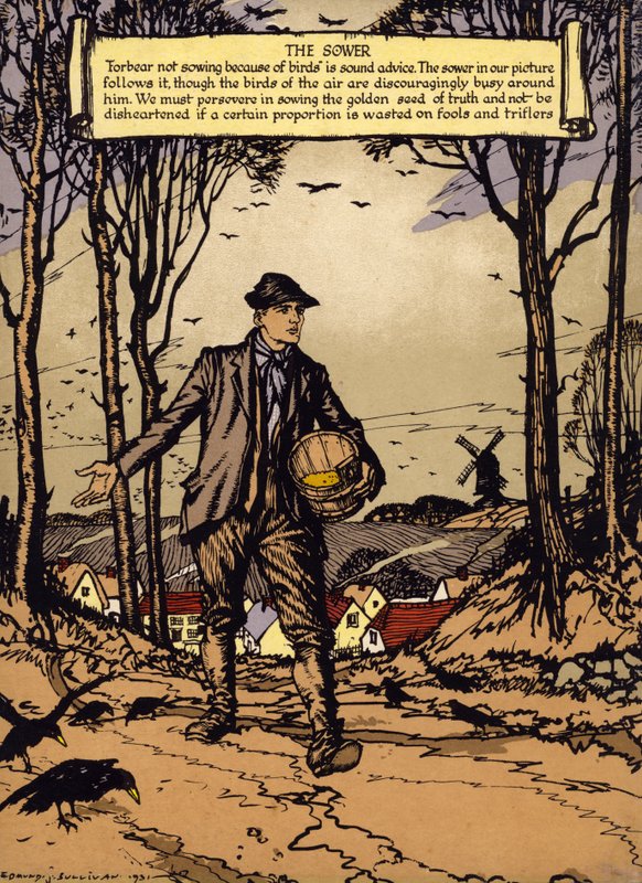 Rozsévač (barva lito) od Edmund Joseph Sullivan