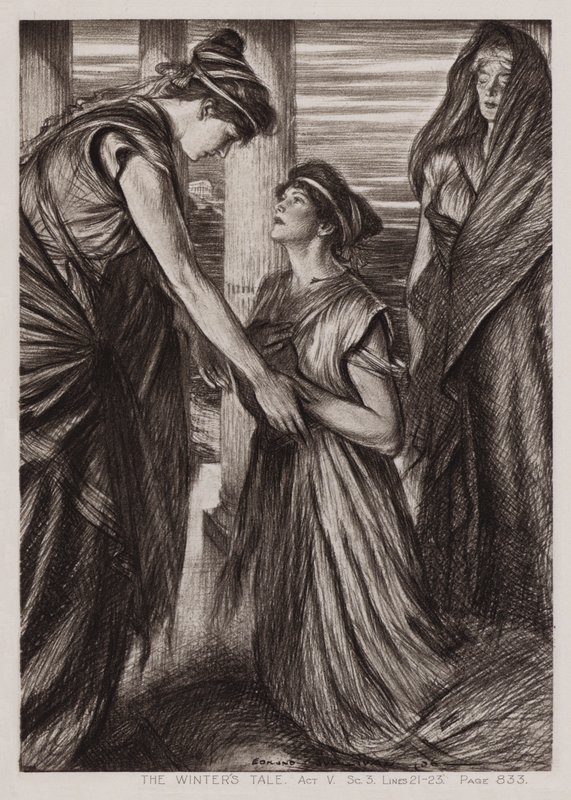 Zimní pohádka, V. dějství, Sc 3 (litho) od Edmund Joseph Sullivan