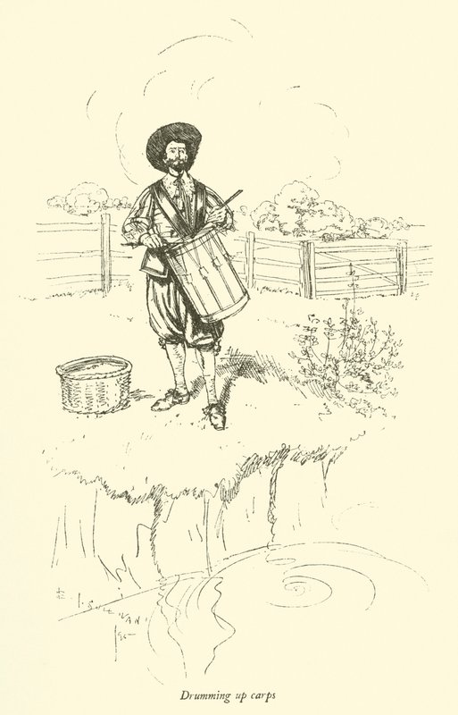 Bubnování kaprů od Edmund Joseph after Sullivan