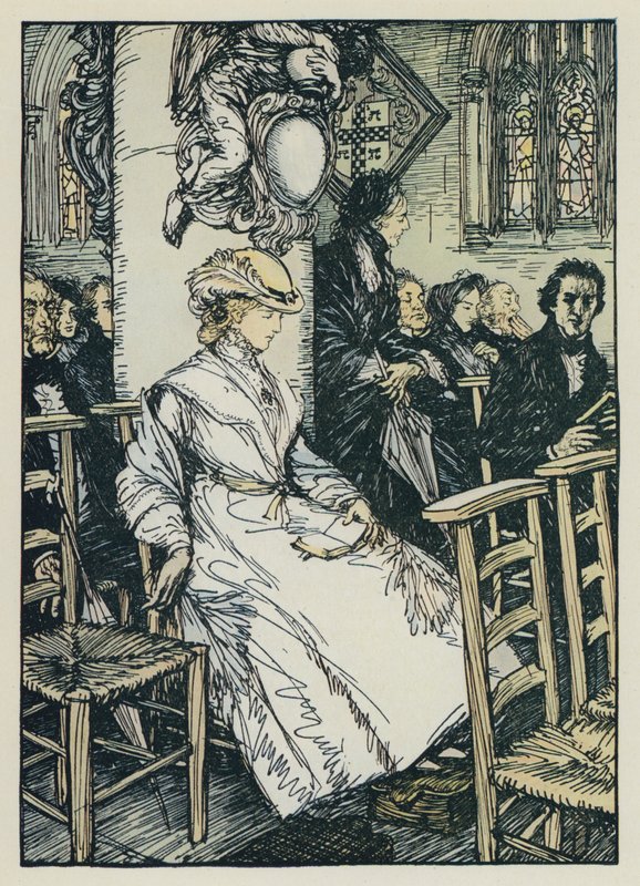 Ilustrace pro Tennysons Maud od Edmund Joseph after Sullivan