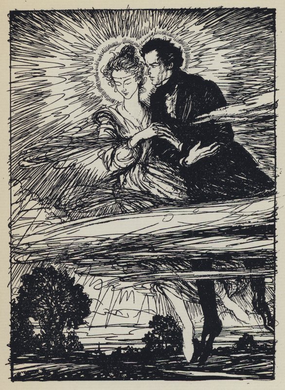 Ilustrace pro Tennysons Maud od Edmund Joseph after Sullivan