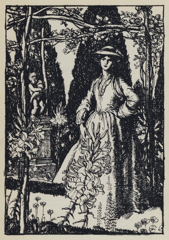 Ilustrace pro Tennysons Maud od Edmund Joseph after Sullivan