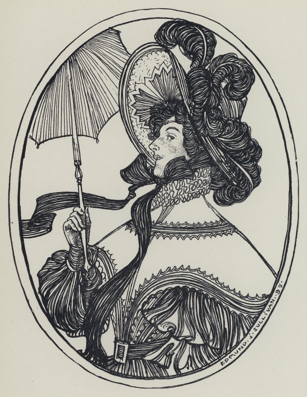 Tennyson, ilustrace pro Sen o spravedlivých ženách a jiné básně od Edmund Joseph after Sullivan