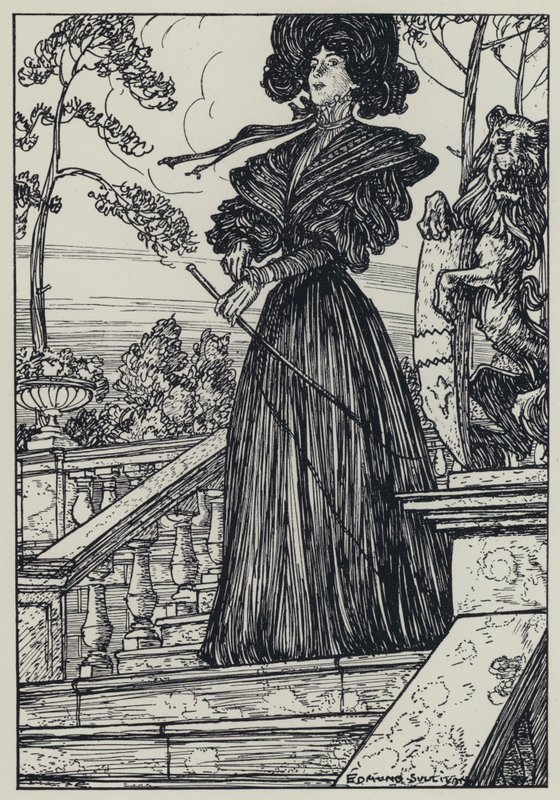 Tennyson, ilustrace pro Sen o spravedlivých ženách a jiné básně od Edmund Joseph after Sullivan