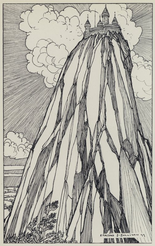 Tennyson, ilustrace pro Sen o spravedlivých ženách a jiné básně od Edmund Joseph after Sullivan