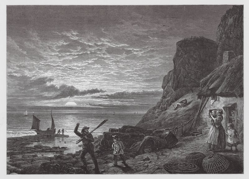 Na plavbu (rytina) od Edmund Morison (after) Wimperis
