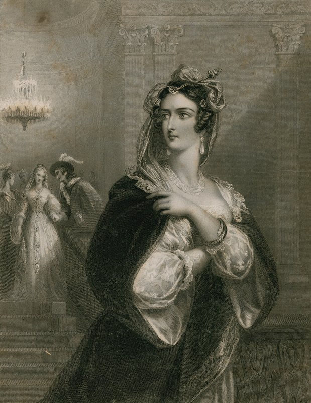 Paní Sarah Siddons, herečka od Edmund Thomas Parris