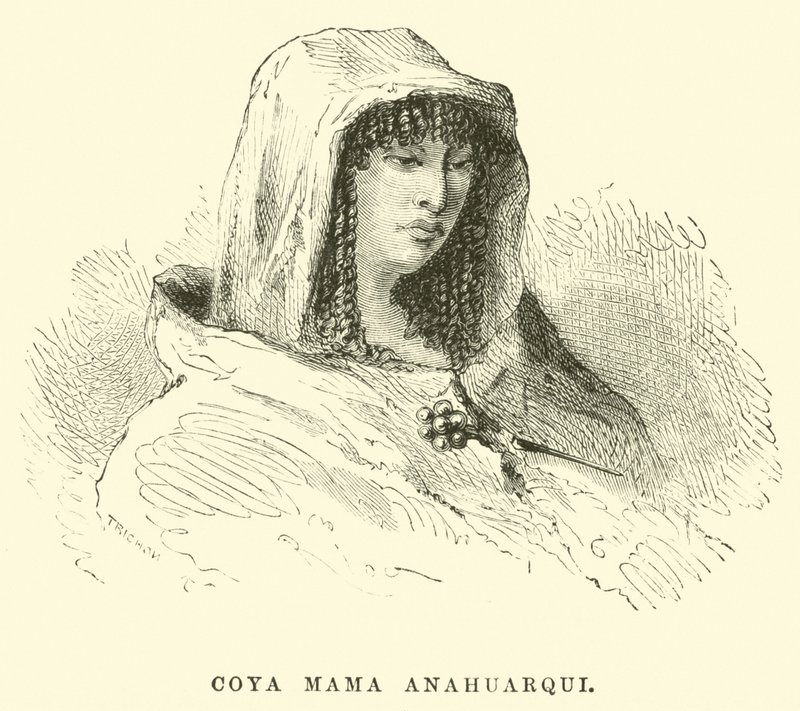 Coya Mama Anahuarqui od Edouard Riou