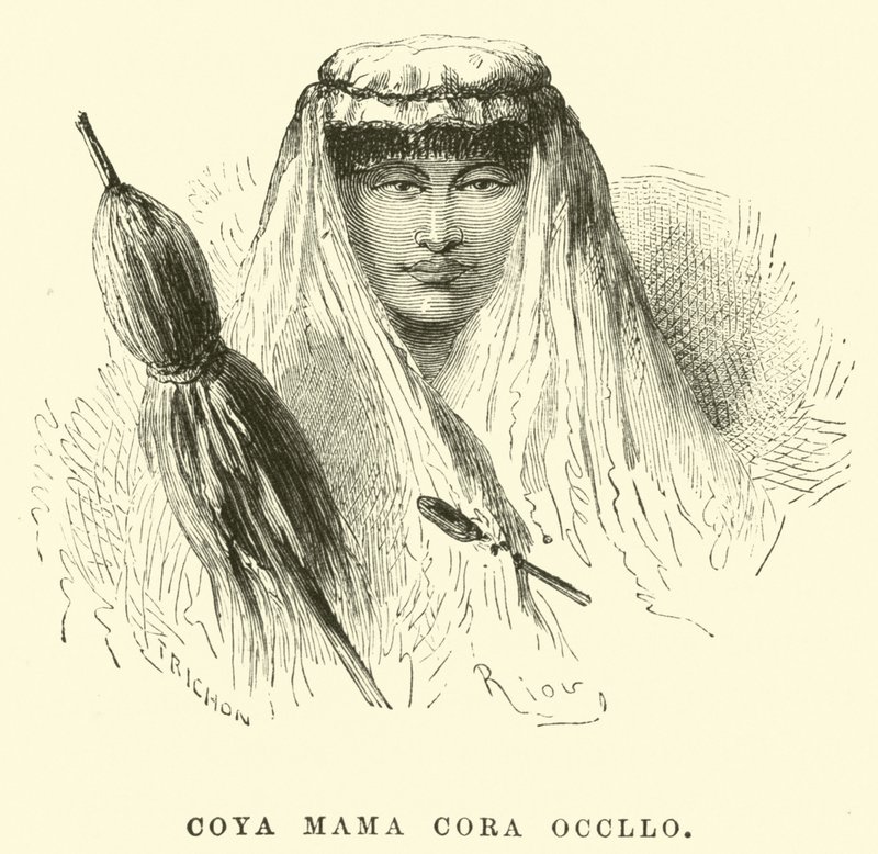 Coya Mama Cora Occllo od Edouard Riou