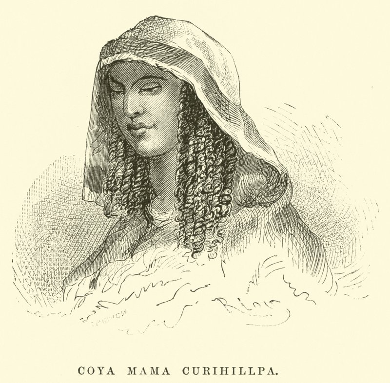 Coya Mama Curihillpa od Edouard Riou