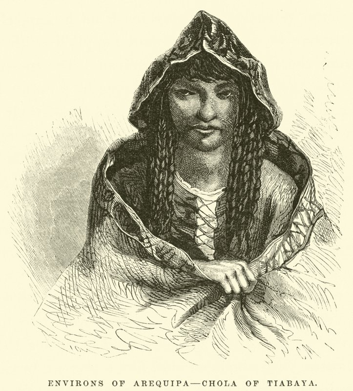 Okolí Arequipy, Chola z Tiabaya od Edouard Riou