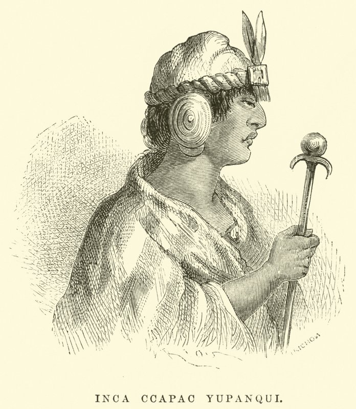 Inca Ccapac Yupanqui od Edouard Riou