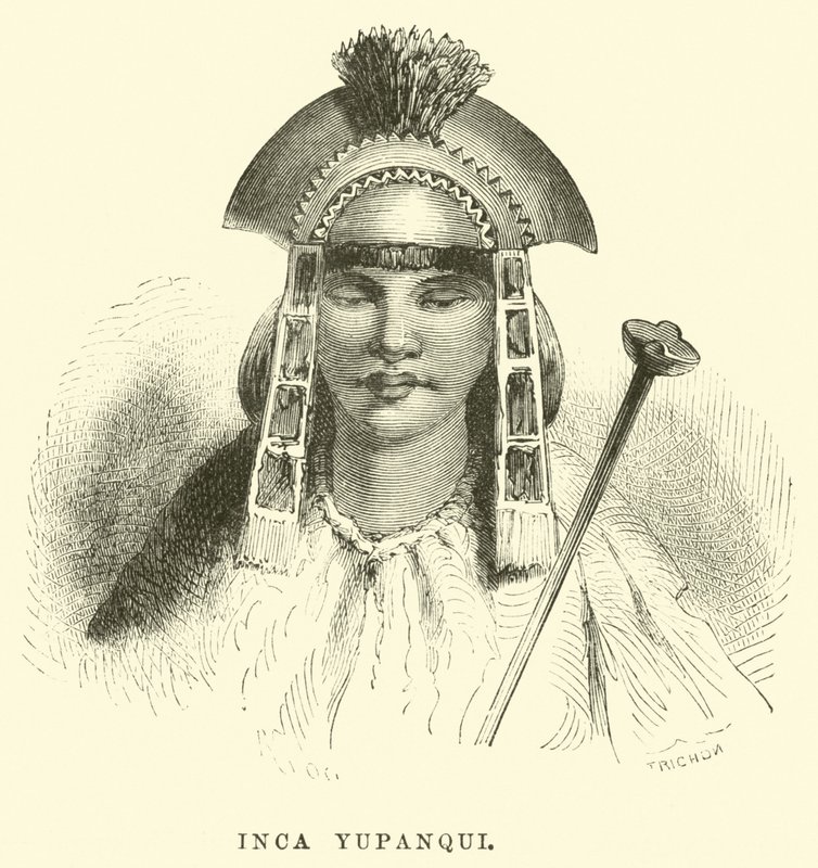 Inca Yupanqui od Edouard Riou