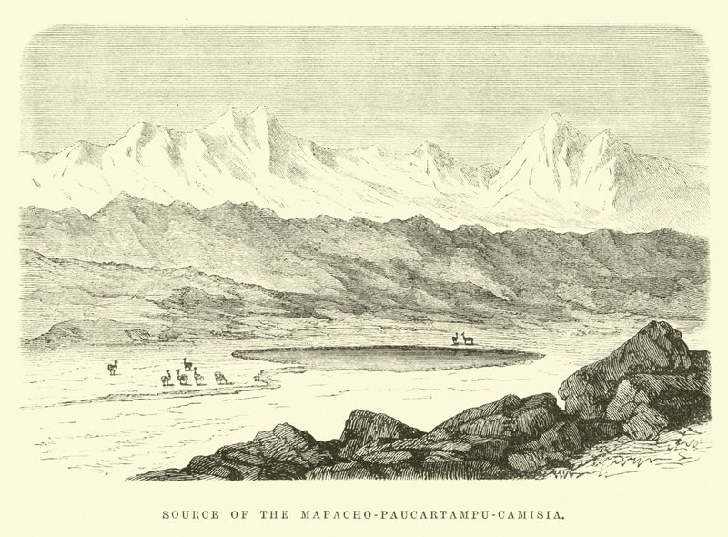 Zdroj Mapacho-Paucartampu-Camisia od Edouard Riou
