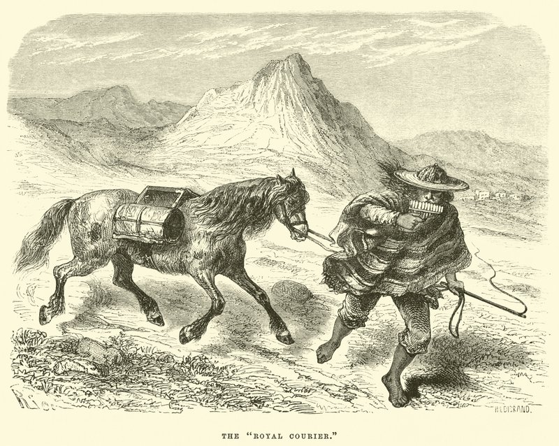 Královský kurýr od Edouard Riou