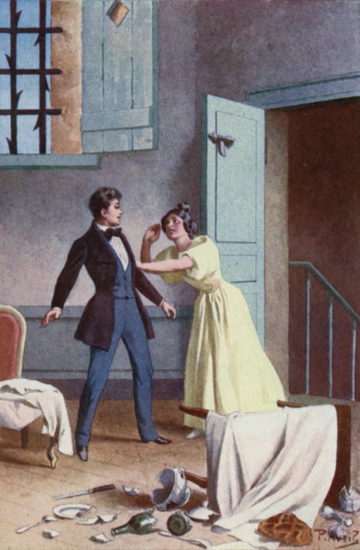 Sevřela Fabriziovu paži a vykřikla. Už jsi jedl? od Edouard Henri Avril