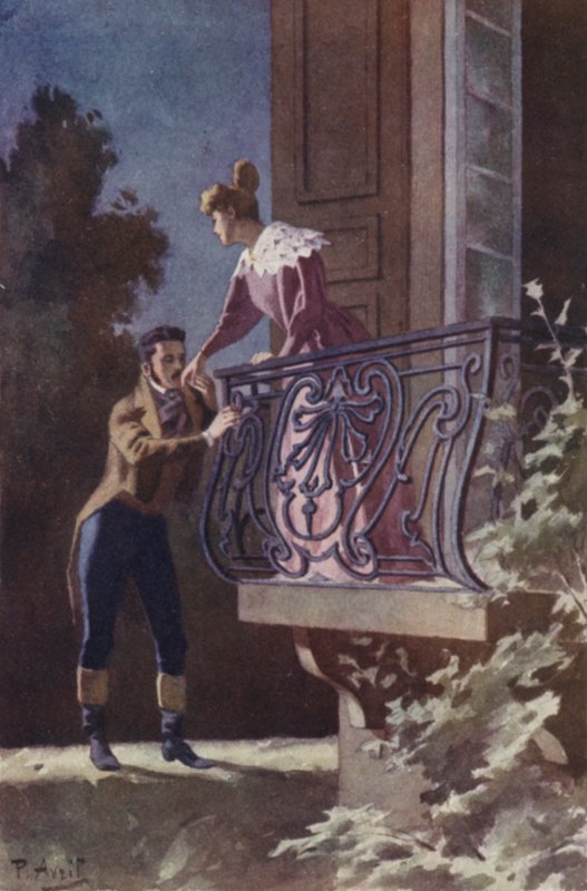 Našel jsem ho tam stát s rukou položenou na rohu mého balkónu od Edouard Henri Avril