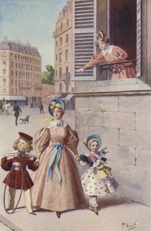 Viděl jsem ji jít do Tuileries se dvěma dětmi od Edouard Henri Avril