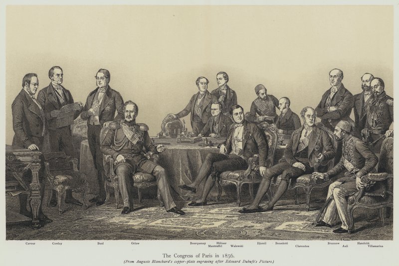 Pařížský kongres od Edouard Louis Dubufe